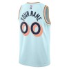 Dres San Antonio Spurs Prilagođeni Nike 2024-25 City Edition Plava Swingman